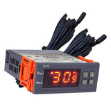 Max 1pc Electronic Thermostat w/ Sensor 24V Centigrade Thermostat for Incubation