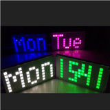 Maxbell LED Alarm Clock Digital Time Calendar Date Temperature DIY Kits Clock Red