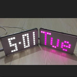 Maxbell LED Alarm Clock Digital Time Calendar Date Temperature DIY Kits Clock Red