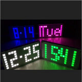 Maxbell LED Alarm Clock Digital Time Calendar Date Temperature DIY Kits Clock Red