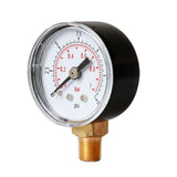 Max Pressure Gauge 0-15PSI 0-1Bar Dial Pneumatic Hydraulic Air Pressure Measure
