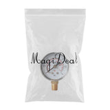 Max Pressure Gauge 0-15PSI 0-1Bar Dial Pneumatic Hydraulic Air Pressure Measure