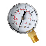 Max Pressure 0-30PSI 0-2Bar Dial Pneumatic Hydraulic Air Pressure Gauge