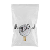 Max Pressure 0-30PSI 0-2Bar Dial Pneumatic Hydraulic Air Pressure Gauge