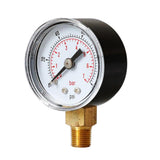 Max Pressure Gauge 0-100PSI 0-7Bar Dial Pneumatic Hydraulic Air Pressure Measure