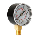 Max Pressure Gauge 0-100PSI 0-7Bar Dial Pneumatic Hydraulic Air Pressure Measure