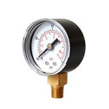 Max Pressure Gauge 0-160PSI 0-11Bar Dial Pneumatic Hydraulic Air Pressure