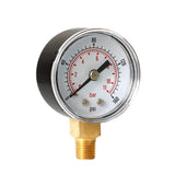 Max Pressure Gauge 0-160PSI 0-11Bar Dial Pneumatic Hydraulic Air Pressure