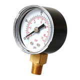 Max Pressure Gauge 0-160PSI 0-11Bar Dial Pneumatic Hydraulic Air Pressure