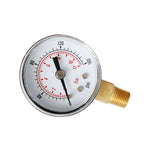 Max Pressure Gauge 0-160PSI 0-11Bar Dial Pneumatic Hydraulic Air Pressure