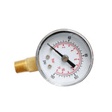 Max Pressure Gauge 0-160PSI 0-11Bar Dial Pneumatic Hydraulic Air Pressure