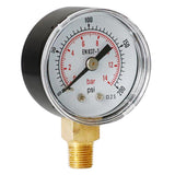 Max Pressure 0-200PSI 0-14Bar Dial Pneumatic Hydraulic Air Pressure Gauge