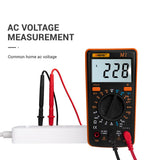 Max Maxb M1 Digital Multimeter tester Auto AC/DC Ammeter Voltmeter Ohm  Orange