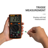 Max Maxb M1 Digital Multimeter tester Auto AC/DC Ammeter Voltmeter Ohm  Orange