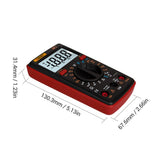 Max M1 Digital Multimeter tester Auto AC/DC Ammeter Voltmeter Ohm  Red