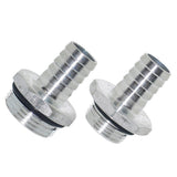 Max Aluminum Metal Hose Fitting Connector Adapter Male Thread Pipe Coupler 25.5mm