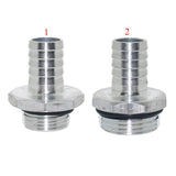 Max Aluminum Metal Hose Fitting Connector Adapter Male Thread Pipe Coupler 25.5mm