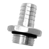 Max Aluminum Metal Hose Fitting Connector Adapter Male Thread Pipe Coupler 25.5mm