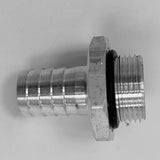 Max Aluminum Metal Hose Fitting Connector Adapter Male Thread Pipe Coupler 25.5mm