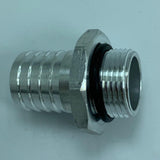 Max Aluminum Hose Fitting Connector Adapter Male Thread Pipe Coupler 25.5cm