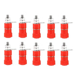 Max 10pcs/pack 4mm Banana Sockets Speaker Binding Posts Terminal Jack Connector