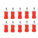 Max 10pcs/pack 4mm Banana Sockets Speaker Binding Posts Terminal Jack Connector