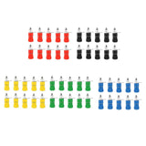 Max 10pcs/pack 4mm Banana Sockets Speaker Binding Posts Terminal Jack Connector