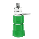 Max 4mm Banana Socket Nickel Plated Binding Post Nut Plug Jack Connector Green