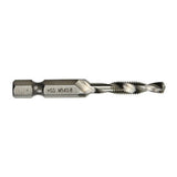 Maxbell Hand Tap Drill Bits M3 M4 M5 M6 M8 M10 Metalworking Tools M5x0.8mm Silver
