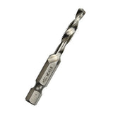 Maxbell Hand Tap Drill Bits M3 M4 M5 M6 M8 M10 Metalworking Tools M5x0.8mm Silver