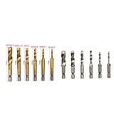 Maxbell Hand Tap Drill Bits M3 M4 M5 M6 M8 M10 Metalworking Tools M5x0.8mm Silver