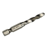 Maxbell Hand Tap Drill Bits M3 M4 M5 M6 M8 M10 Metalworking Tools M6x1mm Silver
