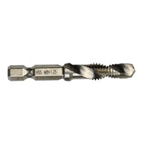 Maxbell Hand Tap Drill Bits M3 M4 M5 M6 M8 M10 Metalworking Tools M8x1.25mm Silver