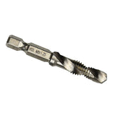 Maxbell Hand Tap Drill Bits M3 M4 M5 M6 M8 M10 Metalworking Tools M8x1.25mm Silver
