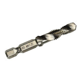 Maxbell Hand Tap Drill Bits M3 M4 M5 M6 M8 M10 Metalworking Tools M8x1.25mm Silver
