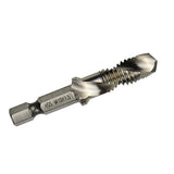 Maxbell Hand Tap Drill Bits M3 M4 M5 M6 M8 M10 Metalworking Tools M10x1.5mm Silver