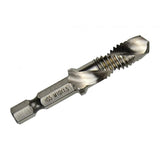Maxbell Hand Tap Drill Bits M3 M4 M5 M6 M8 M10 Metalworking Tools M10x1.5mm Silver