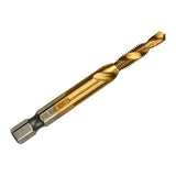 Maxbell Hand Tap Drill Bits M3 M4 M5 M6 M8 M10 Metalworking Tools M5x0.8mm Gold