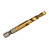 Maxbell Hand Tap Drill Bits M3 M4 M5 M6 M8 M10 Metalworking Tools M6x1mm Gold