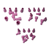 Max TIG Welding Torch Consumables Collet Body Ceramic Nozzle Pink 5x30