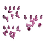 Max TIG Welding Torch Consumables Collet Body Ceramic Nozzle Pink 5x30