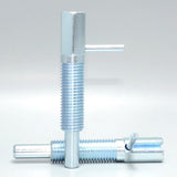 Max Steel Indexing Plungers Lever Type Coarse Thread M16 Galvanized Steel