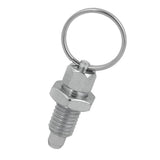 Max Index Plunger With Ring Pull Spring Loaded Lock Pin M6-4  Stainless Steel