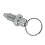 Max Index Plunger With Ring Pull Spring Loaded Lock Pin M10-6 Stainless Steel