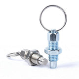 Max Index Plunger With Ring Pull Spring Loaded Lock Pin M10-6 Stainless Steel