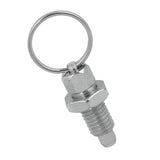Max Index Plunger With Ring Pull Spring Loaded Lock Pin M16-8 Stainless Steel