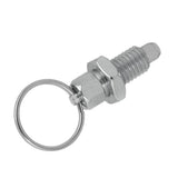 Max Index Plunger With Ring Pull Spring Loaded Lock Pin M16-8 Stainless Steel