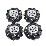 Max 4pcs 80/97mm Omnidirectional Mecanum Wheel with Coupling D