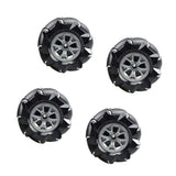 Max 4pcs 80/97mm Omnidirectional Mecanum Wheel with Coupling D