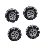 Max 4pcs 80/97mm Omnidirectional Mecanum Wheel with Coupling D